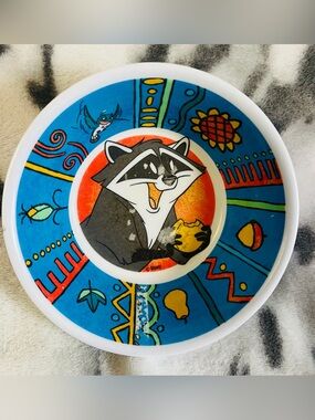 Vintage 1990s Disney Pocahontas- “Meeko” Melamine Kids Cereal Bowl